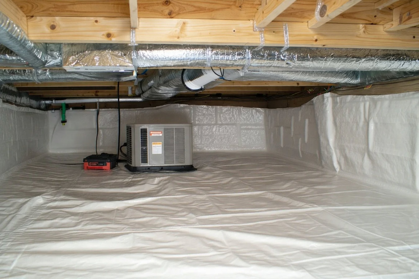 Crawl space insulation